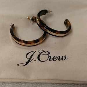J. Crew tortoise shell earrings